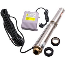 3" 370 W Pompa Sommersa for Pozzi Pompa Profondità 3.800 L/H Pompa Sommersa