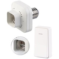 Casacontrol E27-Lampenfassung Mit Kinetischem Funk-Taster (Kompakt), Bis 60 Watt