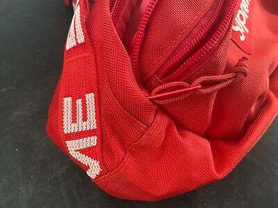 SUPREME SS18 Waist Bag Red | eBay