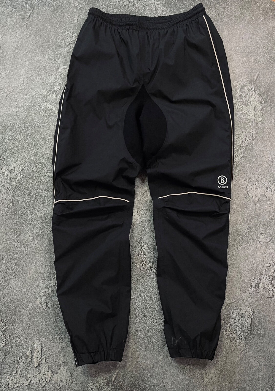 SALOMON Bogner Pantalone Uomo Nylon Nero Sci Gore Tex Outdoor Taglia XL