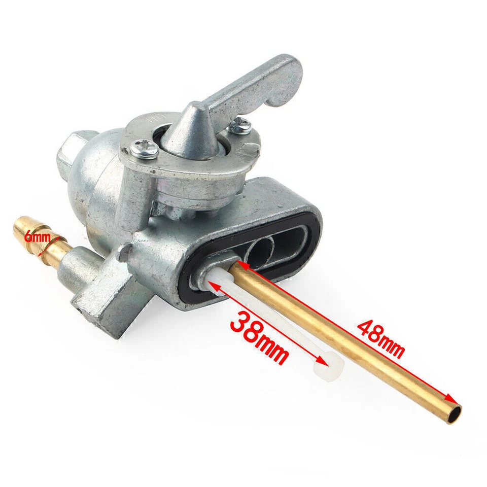 Válvula interruptor tanque combustible gasolina Petcock para Honda CL70 SL70 XL70 XL75 CB125 etc. Foto 2 de 4