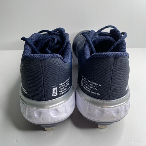 Nike Alpha Huarache Elite 3 Low Baseball Cleats Blue Mens Size 11.5 CK0746-401 - Picture 4 of 9