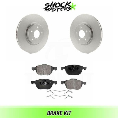 Front Semi Metalic Brake Pads & Rotor Kit for 2014 Ford Transit Connect