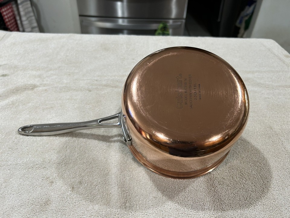 cuisinart copper Sauce pan 2qt eBay