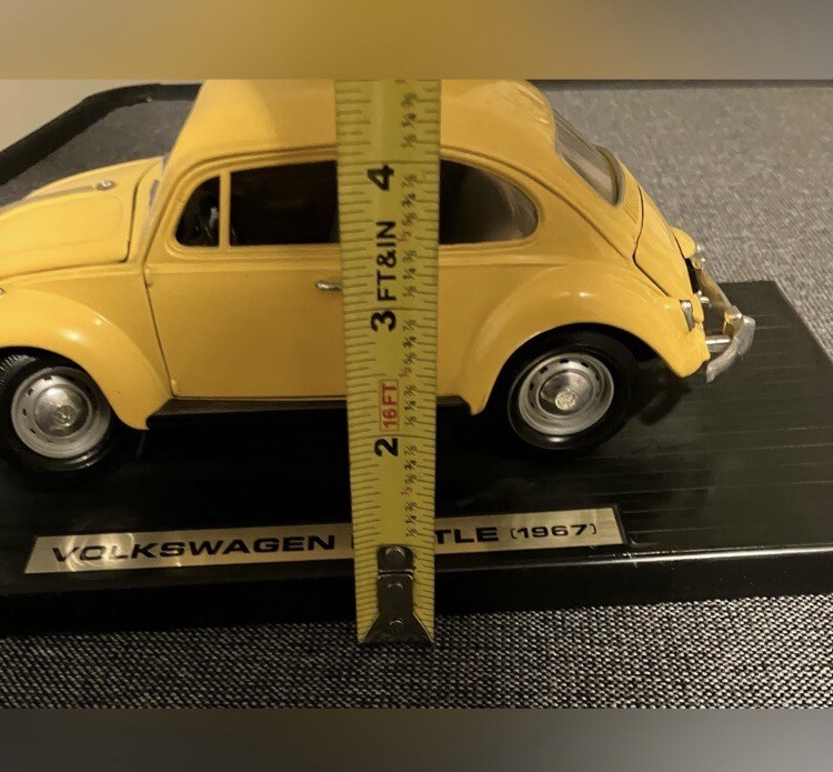 Vintage Yellow Model 1967 Volkswagen Beetle | eBay