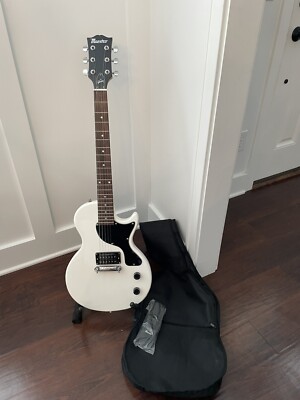 Maestro By Gibson Electric Guitar White With Black Pickguard LP