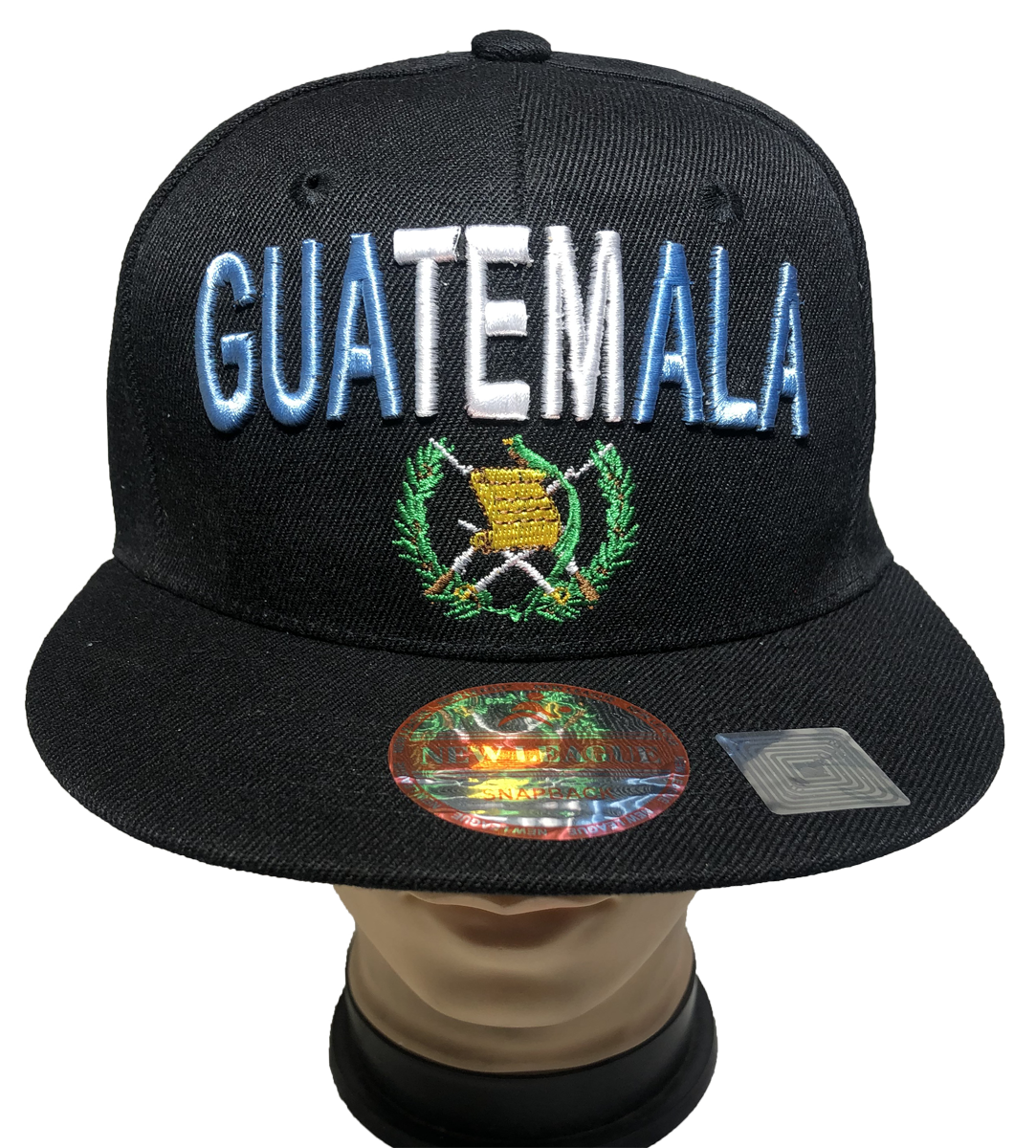 GUATEMALA FLAG Embroidered Snapback Adjustable Flat Brim Baseball