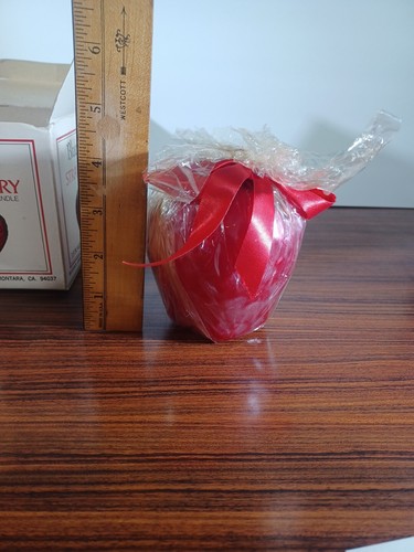 Vintage Strawberry Candle Bluegate Candle California Company In Box - Picture 9 of 13