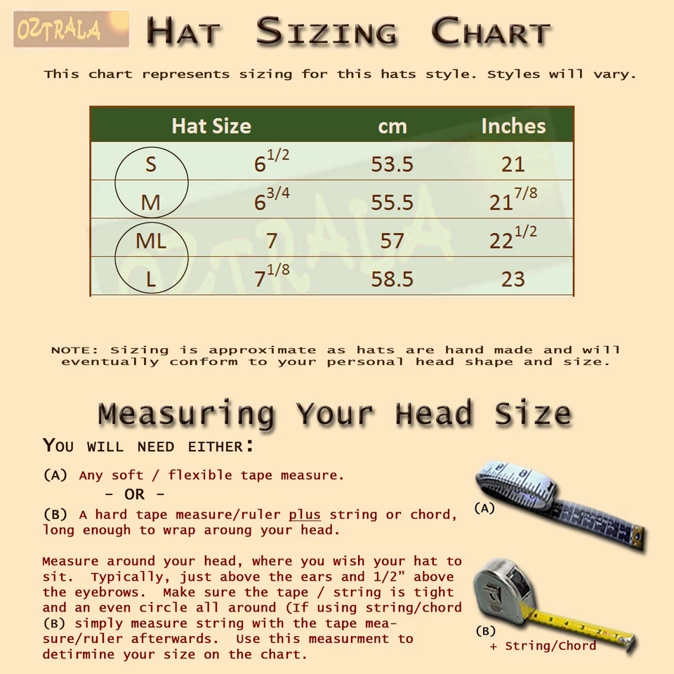 【oZtrALa】 SOMBRERO de Vaquero de Paja Outback Jacaru Occidental Hombres Mujeres Cuero Australiano Foto 3 de 4