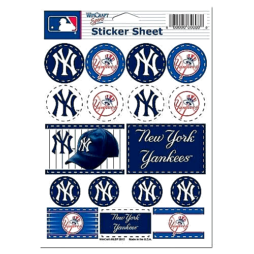 New York Yankees MLB Vinyl Die-Cut Sticker Set / Decal Sheet *Free Shipping - Picture 1 of 1