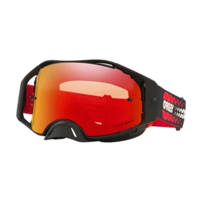 Oakley Airbrake Black Tread Prizm Brille Black Orange Torch Lens