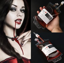 Vampire Blood Pouch Fake Drink Party Container Halloween Decor