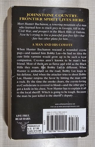 The Black Hills (Hunter Buchanon Series, Book 1) by William W. and J.A Johnstone - Picture 2 of 7