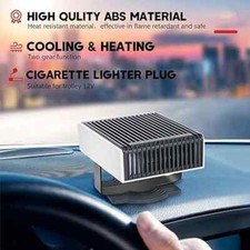 Car Heater Window Defroster 12V 150W Dashboard Auto RV Cigarette Lighter Plug
