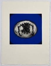 JUAN GENOVES spagnolo 1996 firmato edizione limitata stampa artistica originale serigrafia