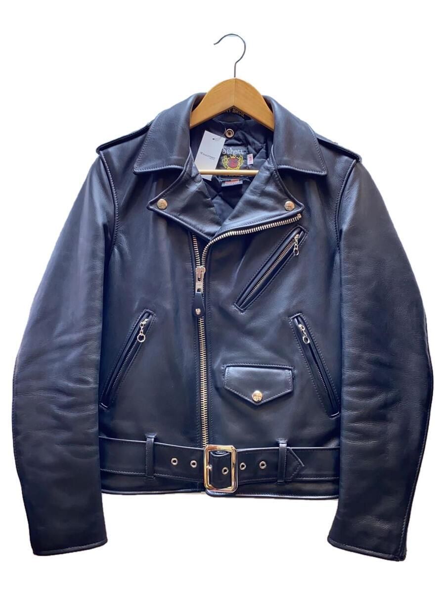 Schott Riders Jacket Denim&Leather 切り替えL Schott Riders Jacket Denim&Leather 切り替えL