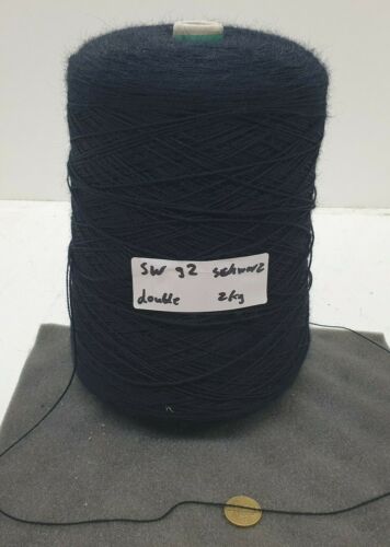 Wolle Garn Stricken weben|  blau   schurwolle - mixl l handstrickgarn 2kg|sw92 - Bild 1 von 3