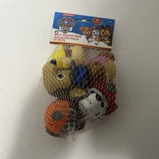 Paw Patrol Bath Toy Squirter Set 5 Pack Pup Head Dog Face Chase Rubble Skye Zuma