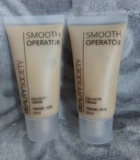 (2) Smooth Operator By Beauty Society Cellulite Cream 30ml. Travel Size