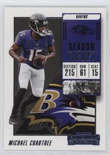 2018 Panini Contenders Michael Crabtree #91 0tx6