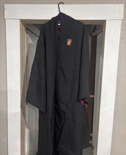 Wizarding World of Harry Potter Gryffindor Crest Black Robe, Size 2XL