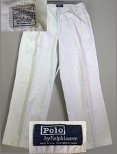 Vintage Made USA 80s Polo Ralph Lauren Dbl Pleated Chino Pants 33x31 Fits 30x28