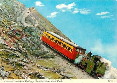 Ansichtskarte>>SNOWDON MOUNTAIN RAILWAY [BAMFORTH]