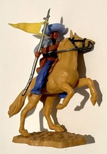 Timpo Wild West Mounted Mexican With Flag Rare