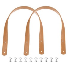 2pcs 18 Leather Purses Straps Handbag Belt Band Bag Handle Deep Yellow