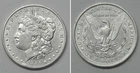 X7311  1886-O Morgan Dollar, AU details, cleaned