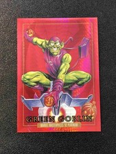 Green Goblin 2024 Marvel Masterpieces 92 Platinum #36 Red Prism /492
