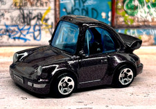 Hot Wheels Tooned PORSCHE 911 TURBO Purple Mint/Loose