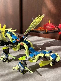LEGO NINJAGO Attack of the Morro Dragon 70736 Firstbourne 70653 Comp W/Manuals