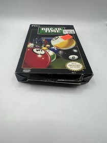 BREAK TIME: THE NATIONAL POOL TOUR NINTENDO NES GAME ~ BOX GAME & MANUAL ~
