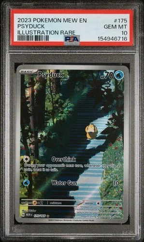 2023 Pokemon 151 Psyduck Illustration Rare #175 PSA 10