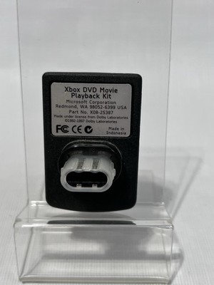 Xbox DVD Movie Playback Kit Remote Receiver Dongle X08-25387-002