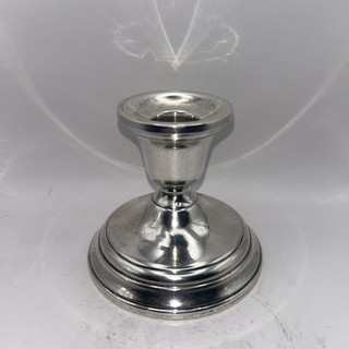 Portacandele internazionale in argento sterling altezza 3 25 base 3 5 peso 289 g