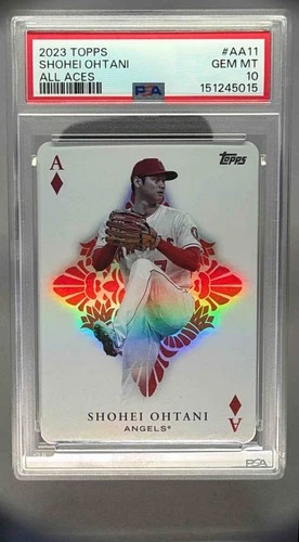 SHOHEI OHTANI 2023 TOPPS PSA 10 GEM MINT ALL ACES - ANGELS DODGERS