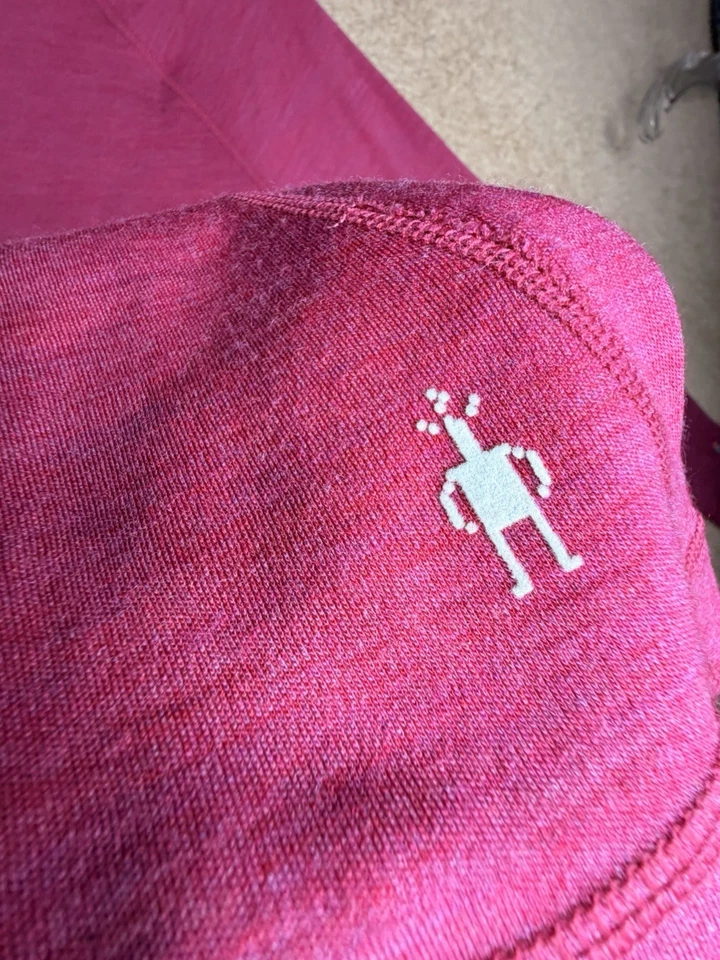 Smartwool Merino 250 Lana Capa Base Rosa Mujer Pequeña Térmica Manga Larga Invierno Foto 4 de 4