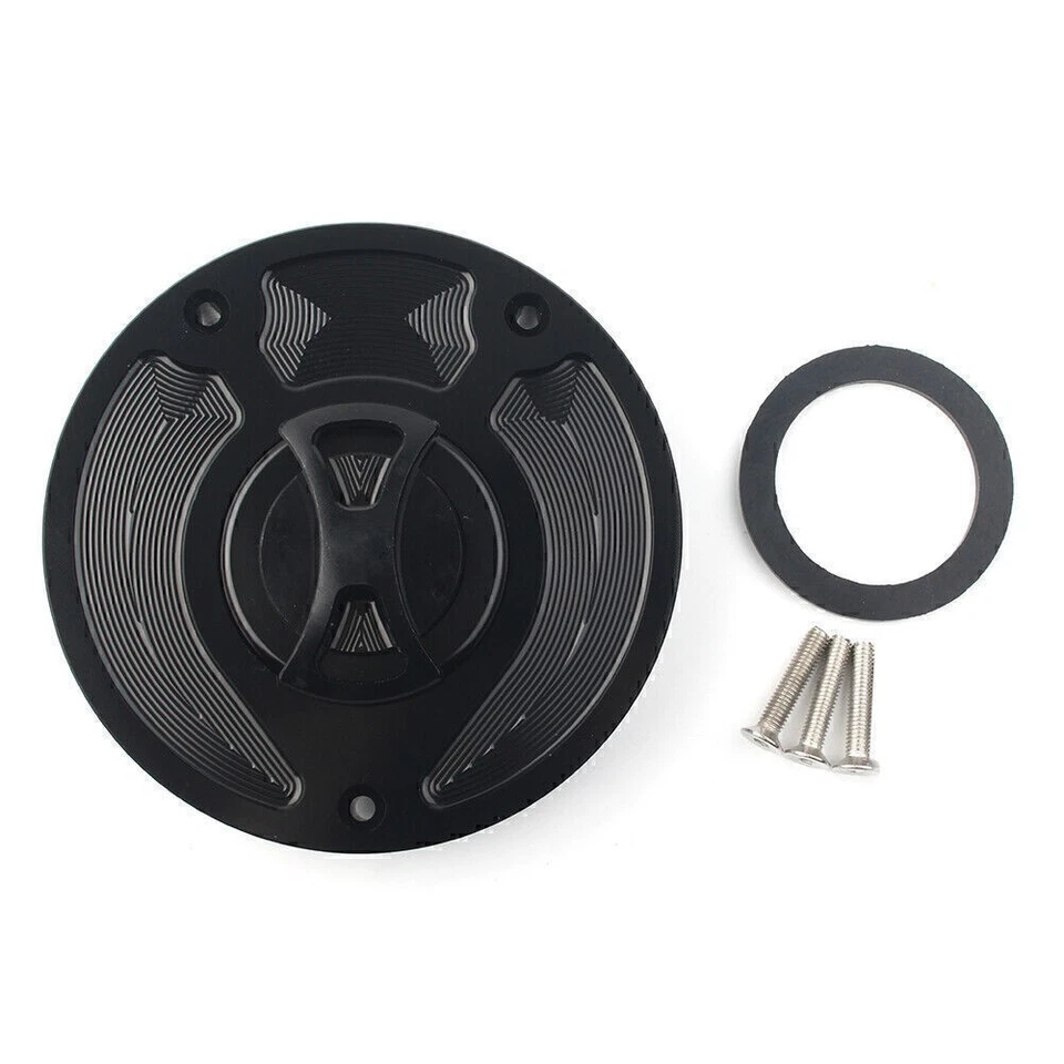 Tampa do tanque de combustível gasolina sem chave ajuste Honda CBR1000RR CBR954RR CBR929RR CBR600RR - Imagem 3 de 4