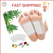 100Pads Natural Bamboo Vinegar Ginger Powder Foot Pads Deep Cleansing Foot Pac