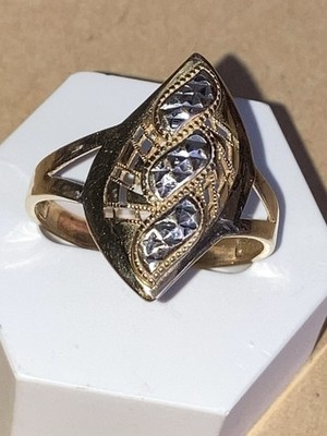 Goldring im arabischen Stil 14 Karat. 3,10 Gramm.