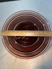 Corning Cranberry/Amethyst vintage Pyrex mixing bowls set of 4