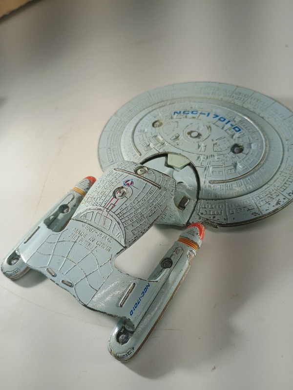 Rare 1987 Startrek  U.S.S Enterprise Toy (solid Metal)