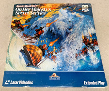 ON HER MAJESTY'S SECRET SERVICE 2-Laserdisc James Bond CBS FOX 007 1982 Artwork