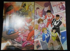 SABAN'S GO GO POWER RANGERS BACK TO SCHOOL 1 B C BOOM VARIANT COMIC LOT 2018 NM