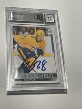 Eeli Tolvanen Signed Card UD Upper Deck Young Guns IP Slabbed Beckett BAS COA a