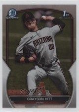 2023 Bowman Draft Chrome Refractor Grayson Hitt #BDC-57 0b3