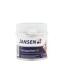 Jansen 2K-PE Feinspachtel SR 250g, Spachtelmasse, Polyesterspachtel styrolreduzi
