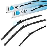 You.S Scheibenwischer SET Vorne + Hinten FüR Skoda Fabia 2007-2014